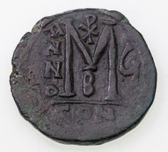 565-578 IMPERIO BIZANTINO, GIUSTINO II E SOFIA AE FOLLIS, RY 6 - $72.41