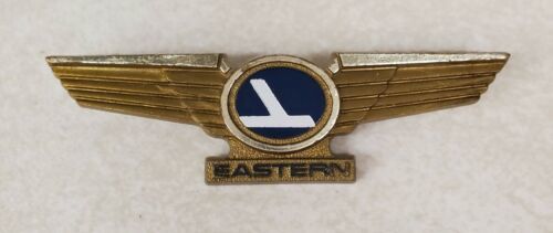 Vintage Eastern Airlines Plastic Kids Junior Wing Lapel Pin Pinback - $19.60