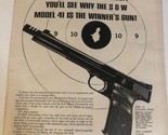 1960s Smith And Wesson  Vintage Print Ad Advertisement pa13 - £4.63 GBP