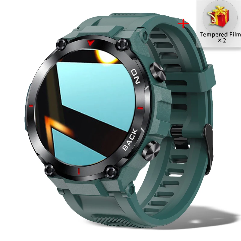New Gps Smart Watch Men For Android Ip68 Waterproof Sports Watches 1.32&#39;... - £59.42 GBP