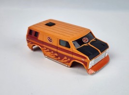 Aurora AFX Orange Ford Van Body Keep on Truckin&#39; Red Stripes STP - no ch... - $28.70