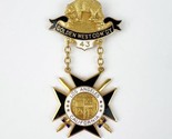 Vintage Native Sons of the Golden West Badge Los Angeles CA Parlor 43 Pi... - £64.13 GBP