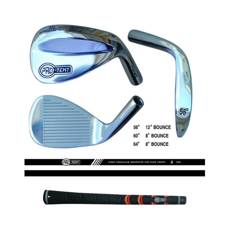 Pro Tekt Golf Wedge - Silver, 56, 60 or 64 degree - $41.67