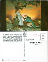 Bermuda Romance of Tom Moore and Nea Tucker Unknown Museum Vintage Postcard - £7.51 GBP