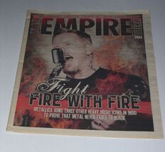 Metallica Inland Empire Concert Newspaper Vintage 2011 Megadeth Slayer Anthrax - $29.99
