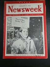 Newsweek Magazine February 4 1946 Picket, Line Spread Across Nation B47:1923 - £8.84 GBP