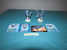 Skylanders Figure Series 1 &amp; 2 Whirlwind W3123  W/ Cards Activision vide... - $11.38