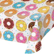 Donut Style Paper Table Cover Birthday Party Supplies 1 Per Package - $6.95