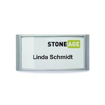 Durable 854023 Classic Name Badge with Magnet 30 x 65 mm - Silver (Pack ... - $185.00
