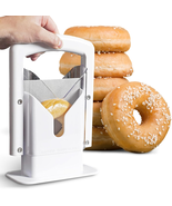 Bagel Slicer with Safety Shield and Serrated Stainless Steel Blade - $32.49