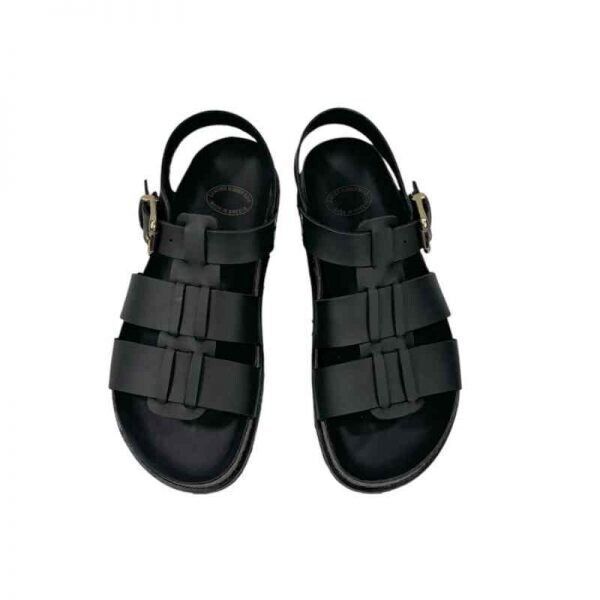 Leather anatomic sandals black women confortable shoes Item image 2