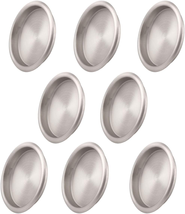 KOVOSCH 8 Pack Closet Door Finger Pull Satin Nickel- 2-1/8” round Sliding Finger - £12.28 GBP