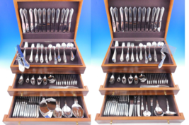 Continental Georg Jensen Sterling Silver Flatware Set 24 Service 524 pcs Dinner - $89,095.05