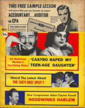 Confidential - May 1960 - Adam Clayton Powell, Fidel Castro, Kirk Douglas, More - £6.27 GBP