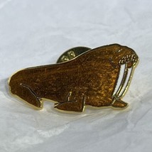 Walrus Ocean Marine Exotic Animal Wildlife Enamel Lapel Hat Pin Pinback - £4.70 GBP