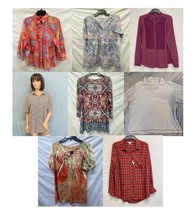 Lot of 8 Women’s Shirts Size XL Vera Wang Polo Chaps LL Bean - $36.00 CAD