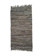 Premium Leather Fireplace Hearth Rug - Durable &amp; Fireproof Floor Mat Lea... - €164,02 EUR