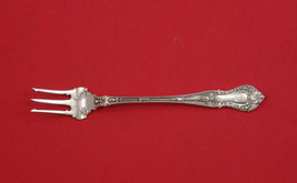 Dorothy Vernon by Whiting Sterling Silver Cocktail Fork 6&quot; Oyster Vintage 3-tine - £38.33 GBP