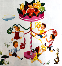 1947 Life Savers Candy Advertisement Fruit Carousel Merry Go Round Vinta... - $39.99