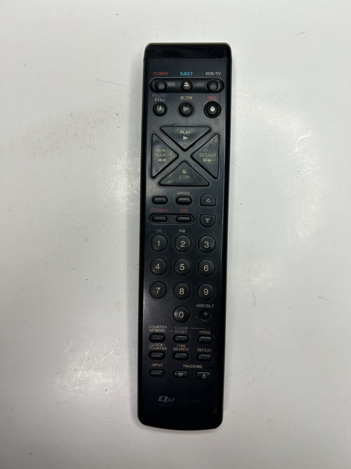 Quasar VSQS1015 TV / VCR Remote Control, Black - OEM for VH6202 VH6205 VH6210  			