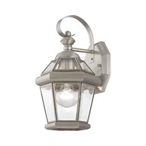 Livex Lighting 2061-91 Outdoor Wall Lantern with Clear Flat Glass Shades... - $188.99