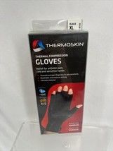 ORTHO ZONE Thermoskin Premium Black Arthritis Gloves PAIR Compression X Large 11 - £19.57 GBP