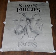 Shawn Phillips Face Promo Poster Vintage A&amp;M Records - $79.99