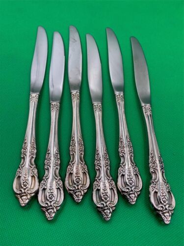 Set of 6 Oneida Community Stainless Steel RENOIR / PEMBROKE Dinner Knives - $39.99