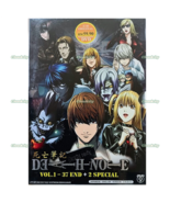 DVD Anime Death Note Complete Series 1-37 End +2 Specials English Dub Al... - $35.52 CAD