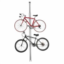 Aluminum Bike Stand Bicycle Rack Storage Display Holds 2 Bicycles 7 - 11... - $136.99