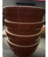 CREATE AND BARREL 4pc PARKER NESTING SMALL BOWLS CLAY PRISTINE VERY NICE - $67.53 CAD