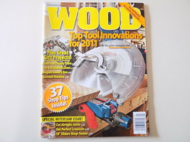 WOOD MAGAZINE Issue 202 Dec/Jan 2010 Gumball Machine Glass Top Display T... - £4.69 GBP