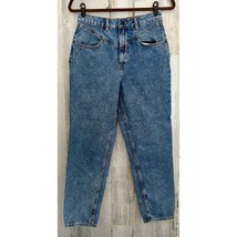 Divided H&amp;M Womens Ankle Jeans Size 6 (26x25) High Rise Tapered Rigid Button Fly - £12.61 GBP