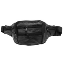 Men&#39;s Male Leather Messenger Bag Waist Pack Pouch Pouch Motorcycle Multifunction - £57.62 GBP