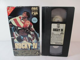 Rocky IV VHS Sylvester Stallone Talia Shire Burt Young Carl Weathers CBS/Fox - £8.35 GBP
