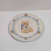 Tienshan Stoneware Teddy Bear Plate Dishwasher &amp; Microwave Safe China - $14.46