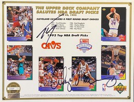 UPPER DECK NBA 1993 Orlando Magic Signed Autographed Shaq &amp; Alonzo RCA C... - $179.00