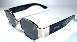 NWT ED HARDY Black Gold Multicolor Classic Dragon Sunglasses + Case - $49.99