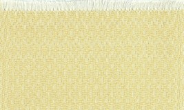 Artisan Handwoven Mini Rug/Table Mat 9.25&quot; x 12.5&quot; Honey #9, Cotton - $95.00