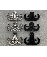 U.S. MILITARY, EXPLOSIVE ORDNANCE DISPOSAL, BADGES, GROUPING OF SIX - $665.26 MXN