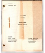 *FLIGHT - THREE MEN (1959) Original Script March 18, 1959 USAF George C.... - £74.54 GBP