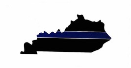 K&#39;s Novelties Kentucky State Blue Line Decal Sticker - £2.69 GBP