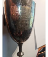 John Phillips 1895 Antique silver plated Centenary sports Trophy cup 1/2... - $126.68