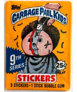 1987 Topps Garbage Pail Kids Original 9th Series 9 OS9 Card Wax Pack GPK... - £14.08 GBP