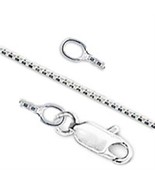 18 Inch High Polish 925 Sterling Silver Chain with No Stone - £12.83 GBP