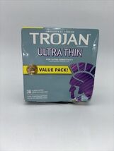 Trojan Sensitivity Ultra Thin Lubricated Latex Condoms 36 Ct ~ Exp. 05/0... - $19.70