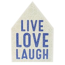 PAGAN/WITCHY /GOTHIC/HALLOWEEN Wooden Live Laugh Love WallPlaque-18.50cm X 14cm - £10.43 GBP