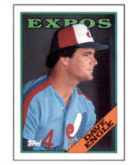 1988 Topps Dave Engle Montreal Expos #196 Baseball card   BMB1B - $2.69 CAD