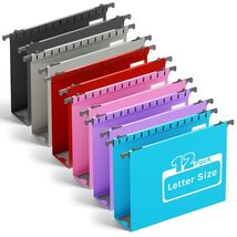 Ansook Heavy Duty 2" Expandable Plastic Hanging File Folders Letter Size - $39.82