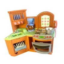 Fisher Price Loving Family Dollhouse Kitchen Stove Sink Corner Piece Toy - $12.86